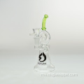 2022 Boubbler New Borong Hookah Borocilicate Herb Wax Water Pipe Recycler Glass